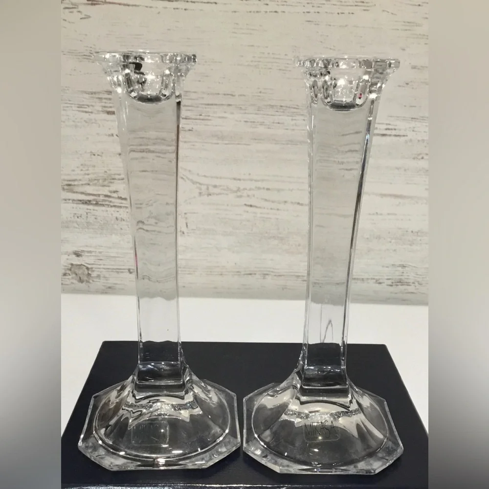 Pair of Mikasa Candle Holders 7” Made in Austria